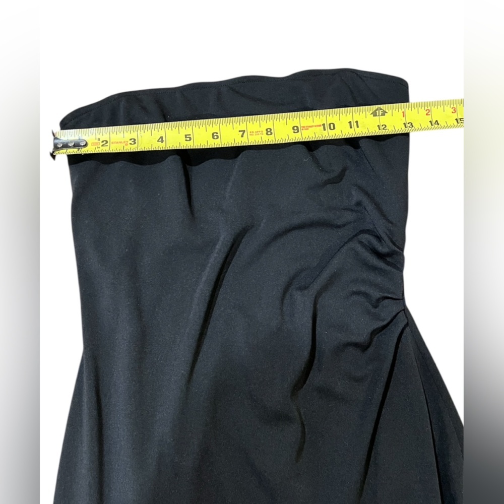 Vintage Bebe Y2K Cowl Neck Asymmetrical Midi Dress size-small. - Picture 6 of 7